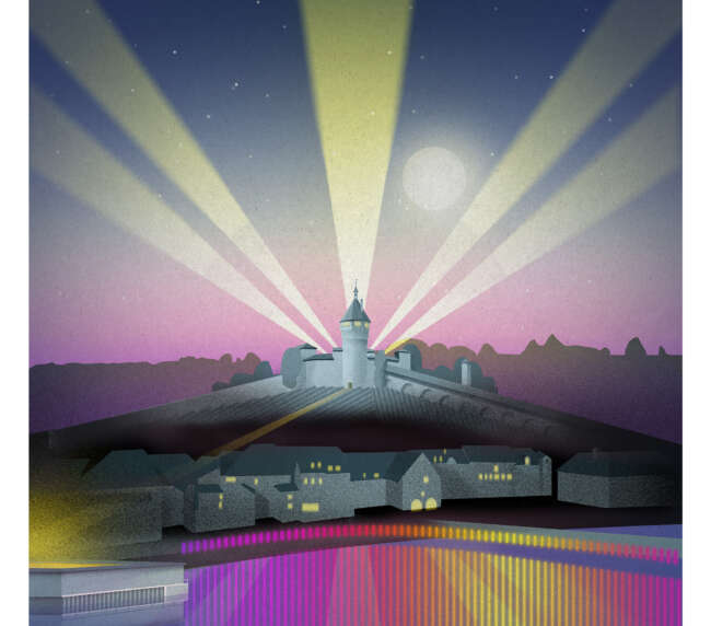 Rheinlicht Poster F4 (Design von Faro Burtscher)